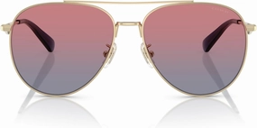 COACH Women's Hc7169 Aviator Sunglasses