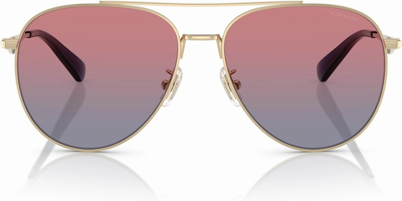 COACH Women's Hc7169 Aviator Sunglasses