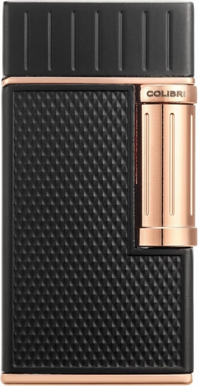 Colibri Julius Classic Flint Cigar Lighter (Black, Rose Gold)