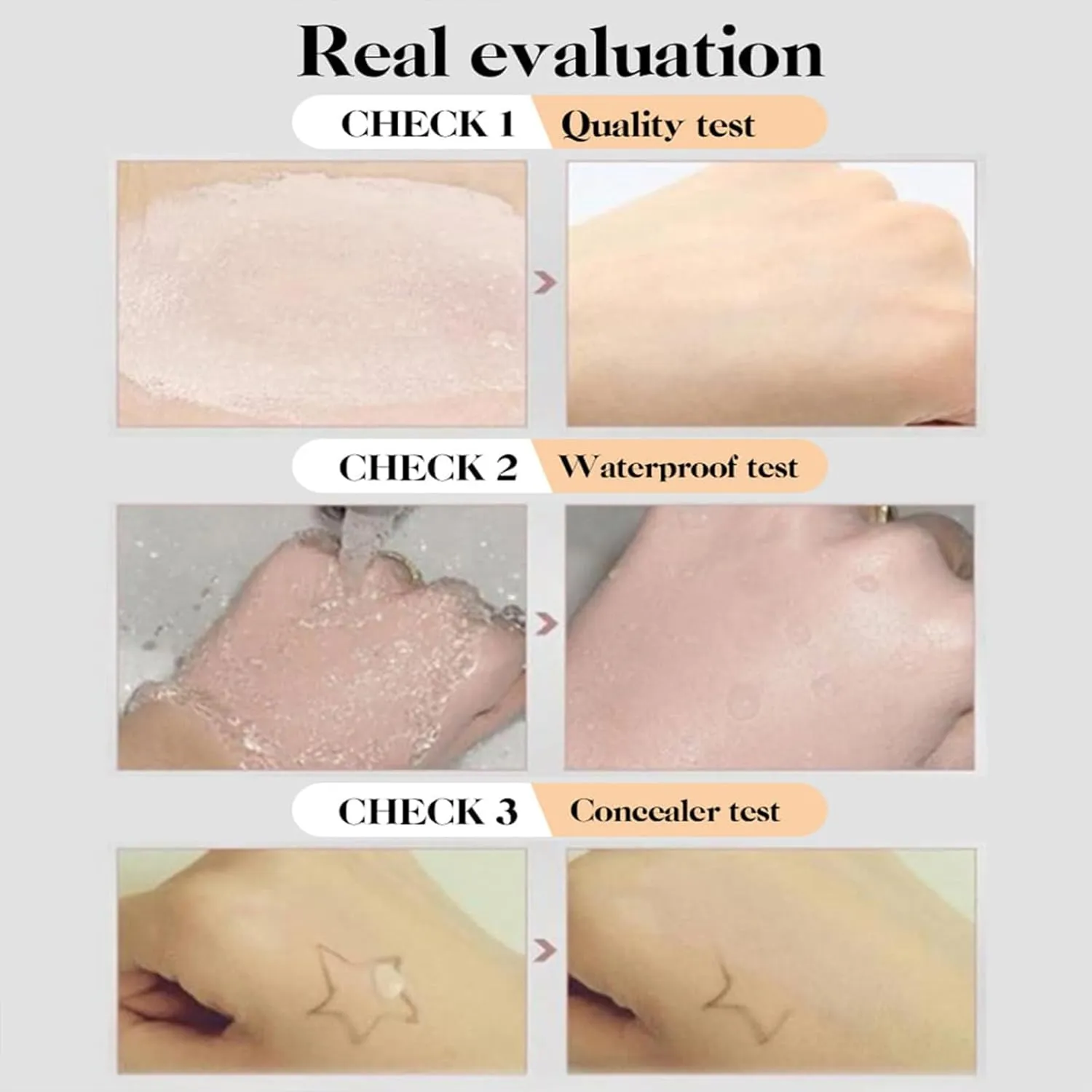 Color Changing Mature Skin Foundation, Color Changing Foundation Hides Wrinkles & Lines, BB Cream Makeup Base Concealer Cover Moisturizing Fluid for all Skin - 30ml (4PCS)