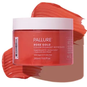 Color Pigment Refresher Mask, Semi Permanent Hair Color Depositing Conditioner, 8.5 Oz Rose Gold