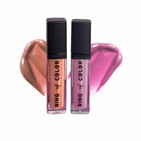 Color Me Diamond Hydrating Sheer Shimmery Vegan Lip Gloss Duo: Includes Lip Gloss in Shades Daria and Sierra