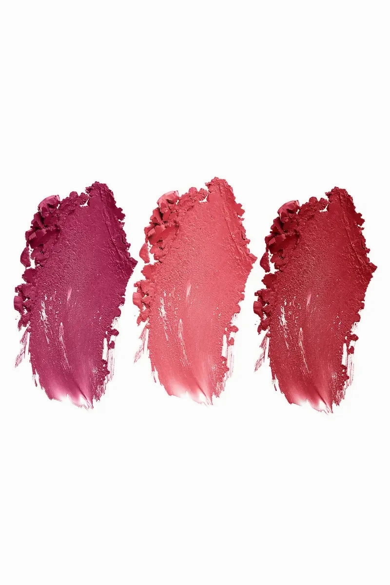 Colors Queen It All Matte Lipstick Long Lasting Lip Crayon 3 Pcs (Plum Pick, Rich High, Pink Up)