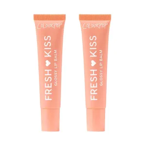 ColourPop Fresh Kiss Glossy Lip Balm - Hydrating Lip Care Enriched with Peptides, Hyaluronic Acid, Shea Butter & Vitamin E for an Ultra-Cushiony Formula - Mango Sorbet (2 Count)