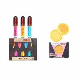 ColourPop x Stranger Things Lip Bundle - Talk to Me Ultra Glossy Lip Trio & Waffle Lip Mask