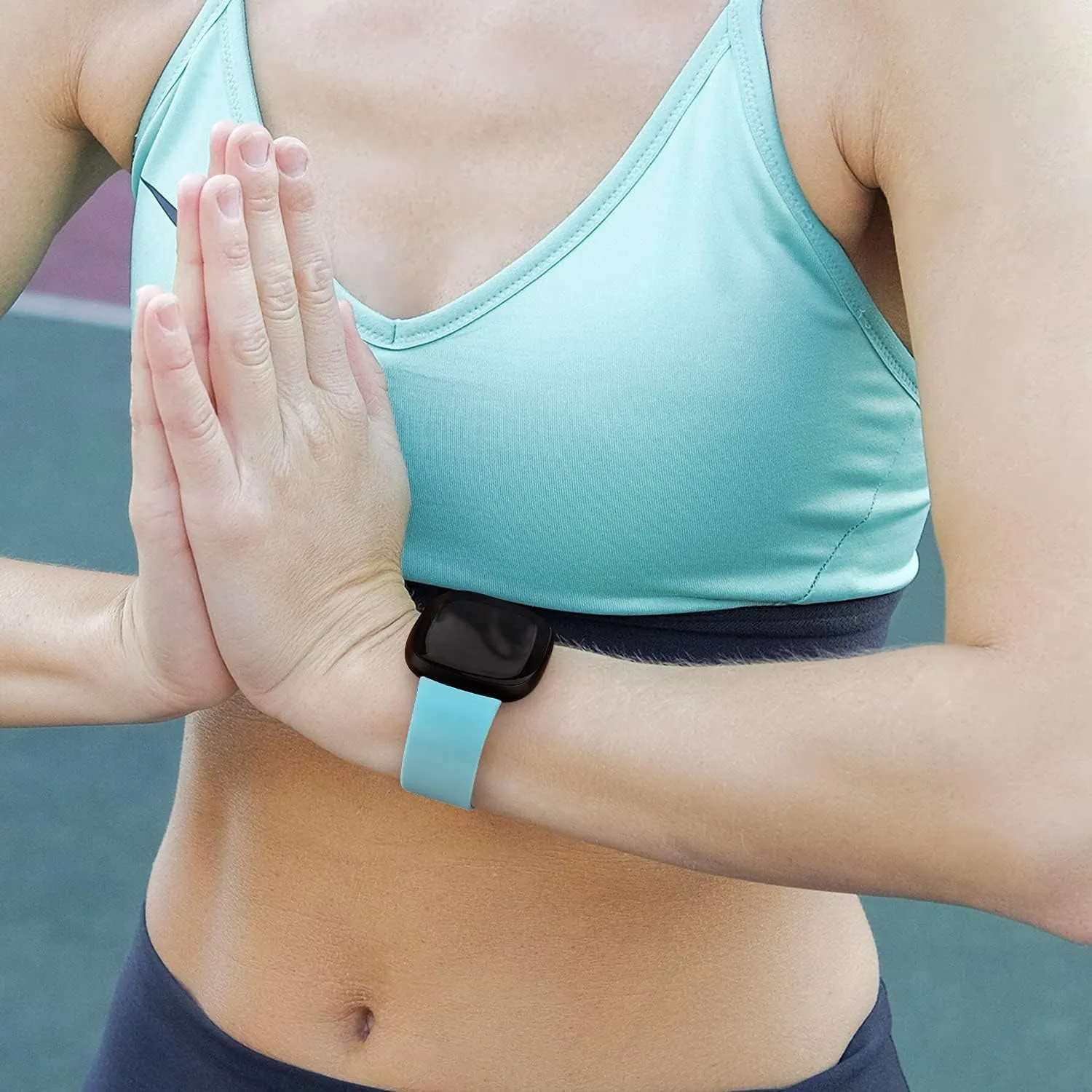 Compatible with EGQINR T90 Smart Watches Band, New Soft Silicone Sport Replacement Straps Compatible for SOMTLERK A221 Smart Watches/Deeprio TGW101 1.83" Smart Watch