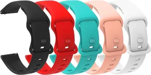 Compatible with EGQINR T90 Smart Watches Band, New Soft Silicone Sport Replacement Straps Compatible for SOMTLERK A221 Smart Watches/Deeprio TGW101 1.83" Smart Watch