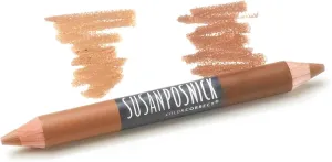 COSMETICS, COLORCORRECT: (C4/Dark) Highlighter Contour Corrector 2 Color Concealer Stick/Cruelty Free/Healthy Natural Makeup US