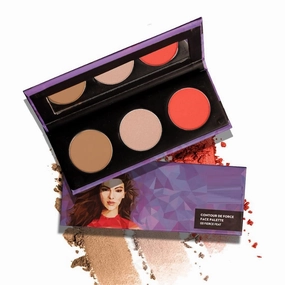 Cosmetics - Contour De Force - Face Palette with Lightweight Blush, Highlighter And Bronzer - 03 Fierce Feat - Long Lasting Contour Blush Palette