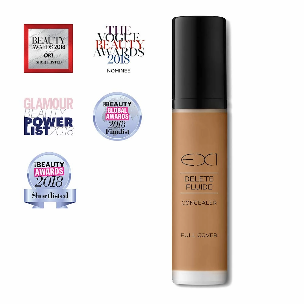 Cosmetics Delete Fluide Full Coverage Liquid Concealer Makeup Shade 10.0- Vegan, Oil free with Ultra-Blendable Formula for Seamless Finish