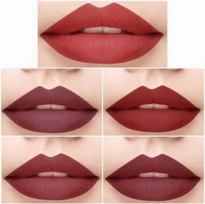 Cosmic collection combo 5x5ml (brilliant red, choco maroon, cherry red, hot red, coffee date)