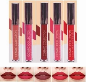 Cosmic collection combo 5x5ml (cherry red, plum rose pink, hot red, lady in pink, peach candy)