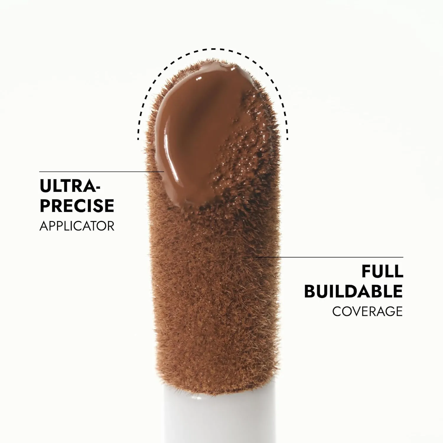 COVER FX Skin Discovered Longwear Full Coverage Concealer | Buildable Crease-Resistant High Coverage Formula Conceals, Corrects, and Brightens | D1 - Tan to deep skintones with a warm golden undertone