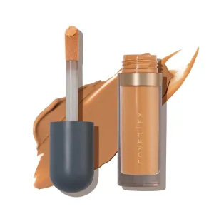 COVER FX Skin Discovered Longwear Full Coverage Concealer | Buildable Crease-Resistant High Coverage Formula Conceals, Corrects, and Brightens | D1 - Tan to deep skintones with a warm golden undertone