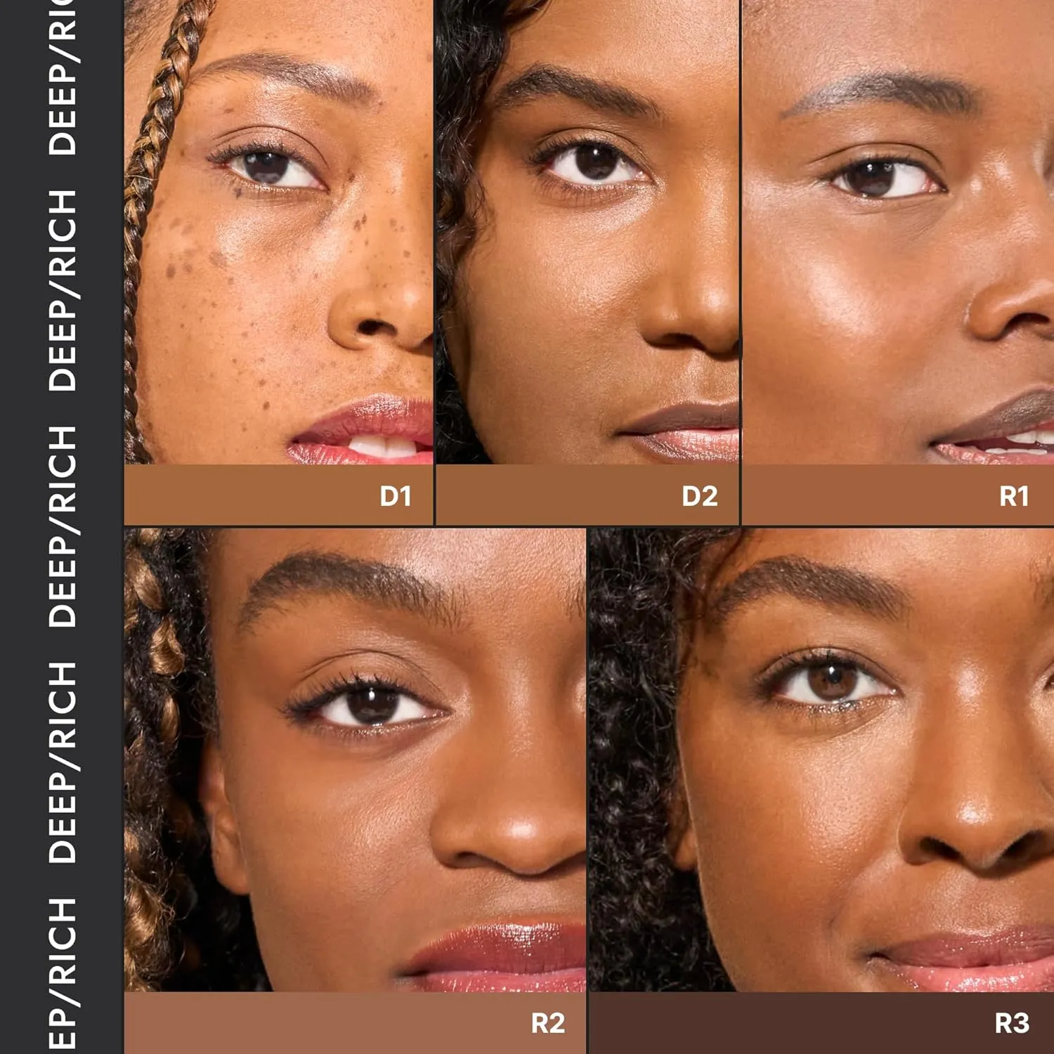 COVER FX Skin Discovered Longwear Full Coverage Concealer | Buildable Crease-Resistant High Coverage Formula Conceals, Corrects, and Brightens | D1 - Tan to deep skintones with a warm golden undertone