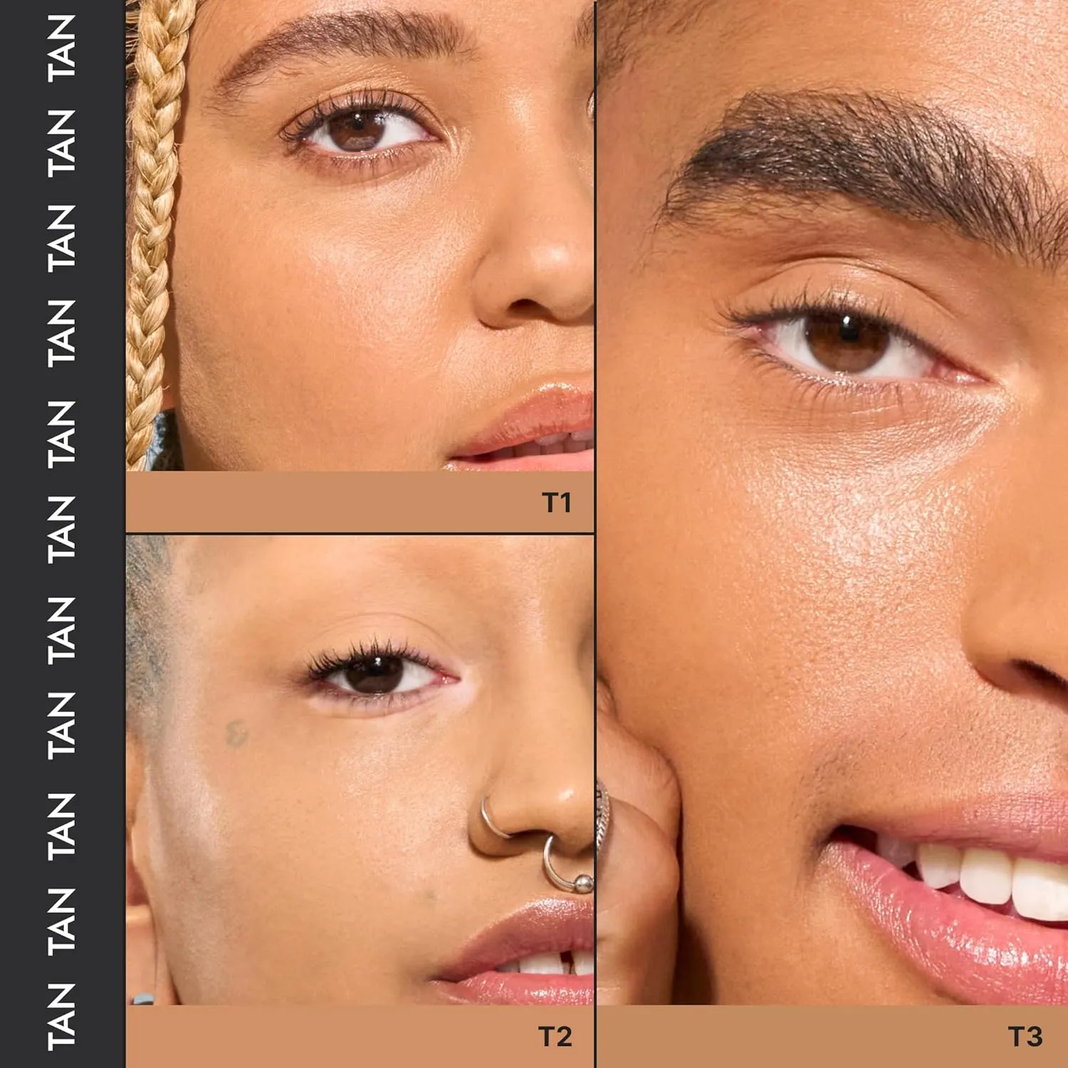 COVER FX Skin Discovered Longwear Full Coverage Concealer | Buildable Crease-Resistant High Coverage Formula Conceals, Corrects, and Brightens - T1- Medium to Tan with Golden Olive Undertone