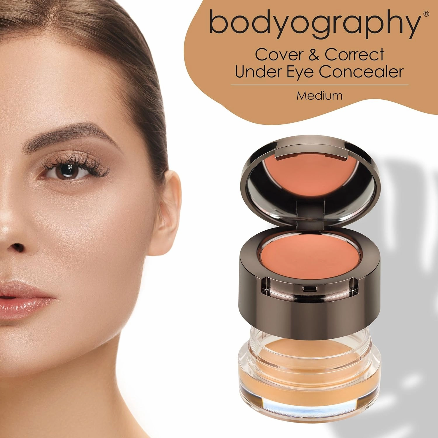Cover Plus Correct - Medium by Bodyography for Women - 2 Pc 0.088oz Correct, 0.21oz Cover