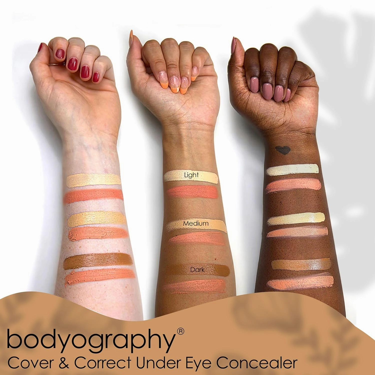 Cover Plus Correct - Medium by Bodyography for Women - 2 Pc 0.088oz Correct, 0.21oz Cover