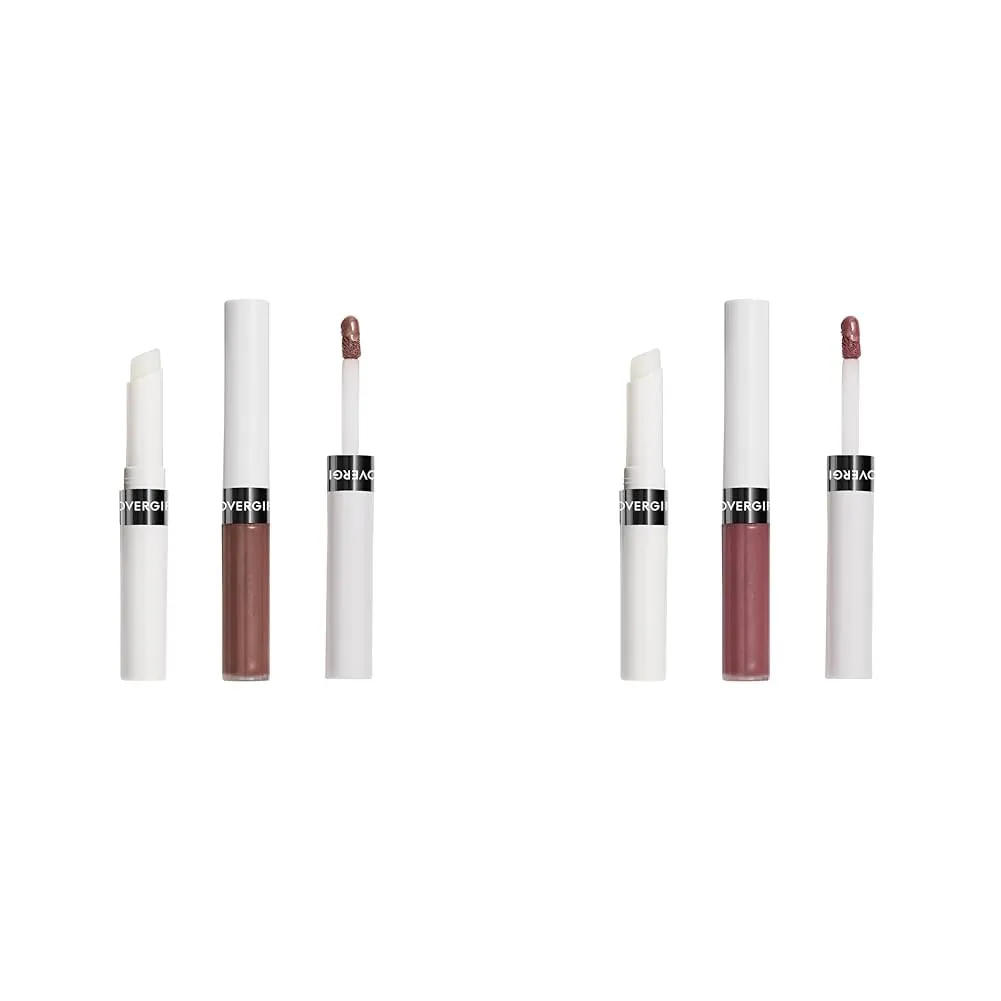 COVERGIRL Outlast All-Day Lip Color with Topcoat, Lipstick, Pack of 1 Outlast All-Day Custom Nudes Universal Nude Lip Color