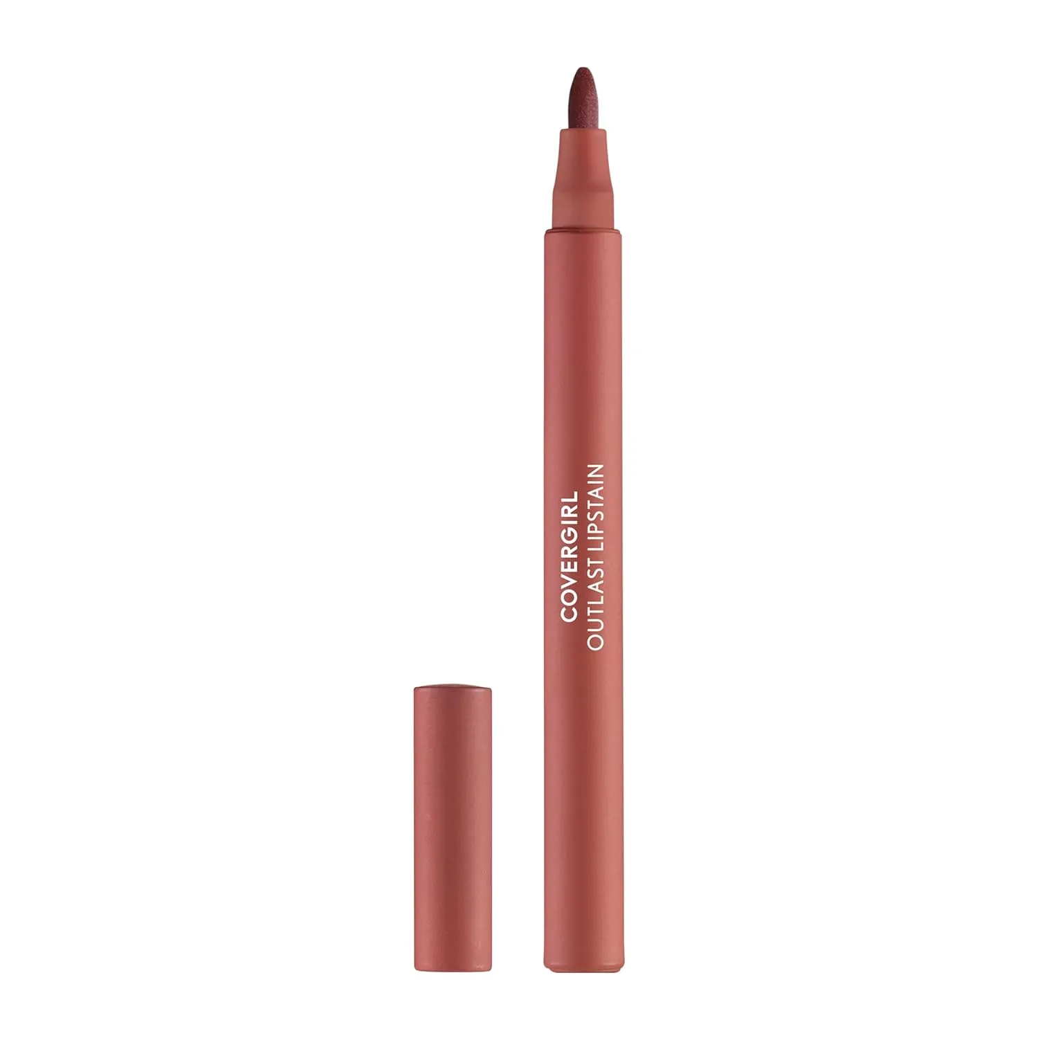COVERGIRL Outlast Lipstain Bundle - Natural Blush 65 & All-Star 05, Transfer-Proof Vegan Formula