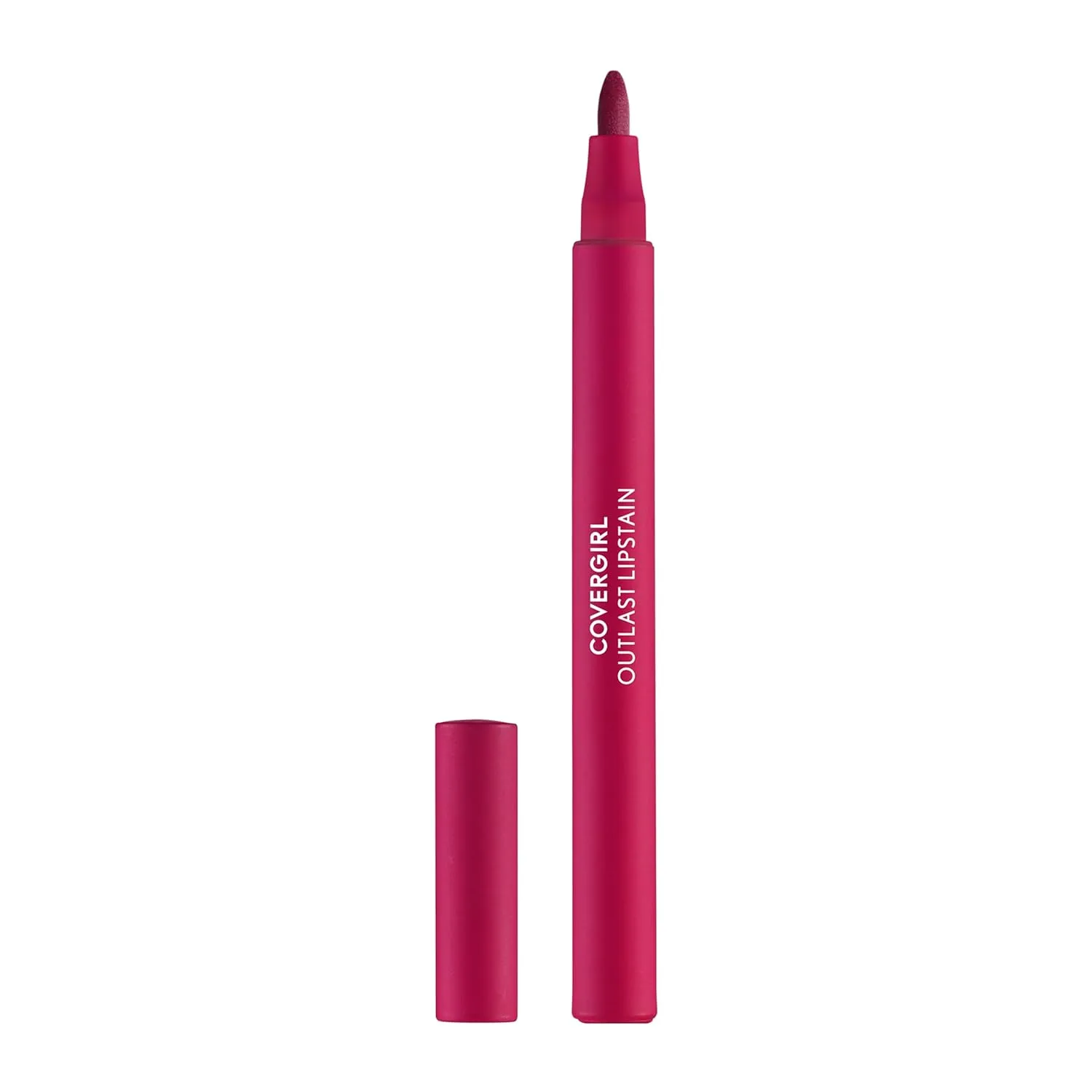 COVERGIRL Outlast Lipstain Bundle - Natural Blush 65 & Crimson Glory 70, Vegan Formula, 0.06oz Each