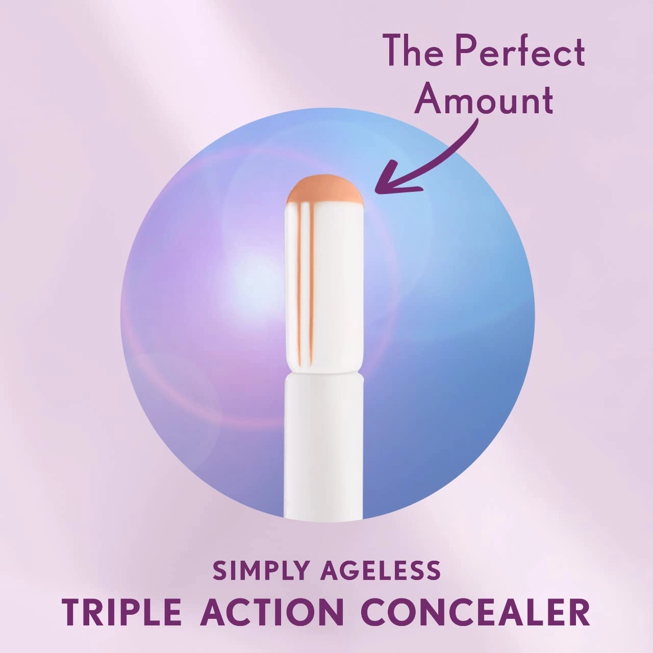 COVERGIRL Simply Ageless Triple Action Concealer, Creamy Natural, Pack of 1