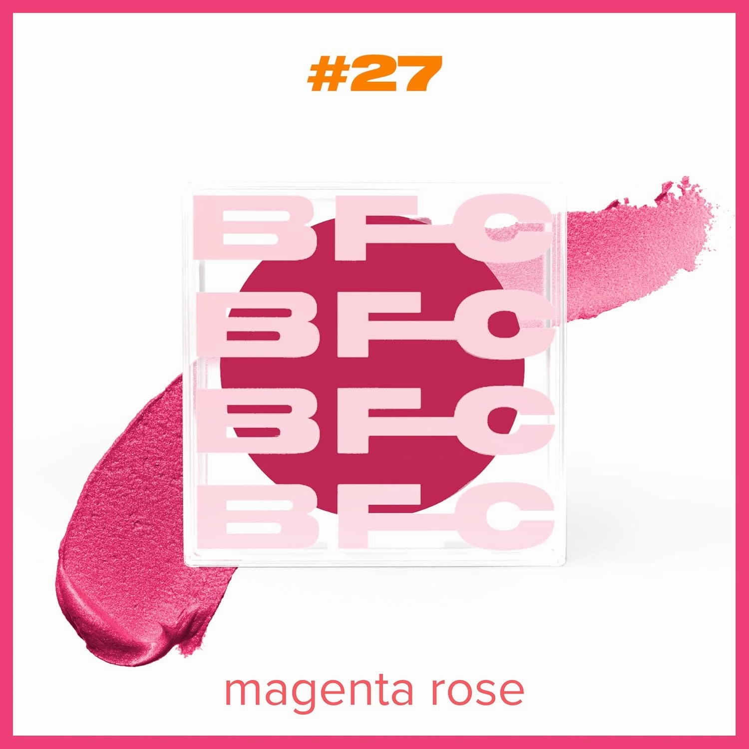 Cream Blusher | #27 Magenta Rose | Creme Blush | Buildable, Blendable Lightweight Makeup Blush Tint for Cheek & Lip (0.16 oz)
