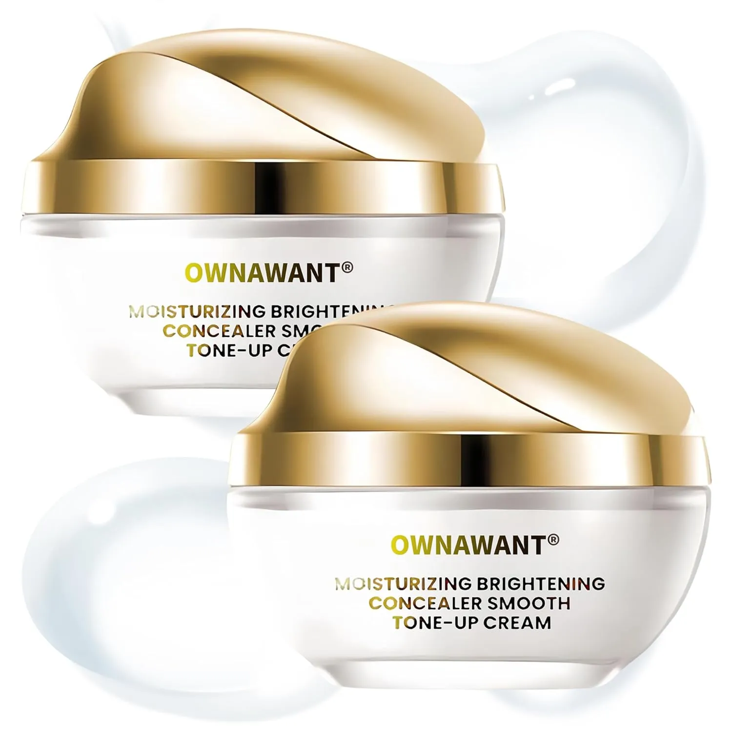 Crema De Maquillaje Coreana, Moisturizing Brightening Concealer Smooth Tone Up Cream, Makeup Cream Brightening Face Moisturizer (2)