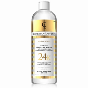 Cristian Laurent Luxury Micellar Water with Colloidal Gold Face and Eyes Make up Remover 16.9 oZ