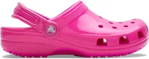 Crocs Toddler Classic Neon Highlighter Clog, C4, Pink Crush