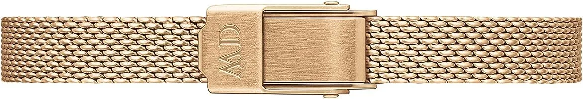 Daniel Wellington Quadro Mini Women’s Watch - 15.4x18.2mm Case, Japanese Quartz Movement, 316L Stainless Steel Mesh Strap, Water Resistant, Small Wrist Watch for Women