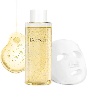 Decoder 24K Gold Brightening Face Toner, 10% High-Concentration Aloe Water, 2% Premium Rose Water, Centella and Niacinamide, Plus 10 Free Masks, Ideal for Sensitive Skin, Hydrating (13.76 Oz)