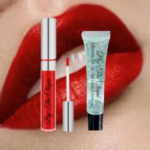 Deep Red Matte Liquid Lipstick and Hydrating Remover Bundle | Red Carpet Ready