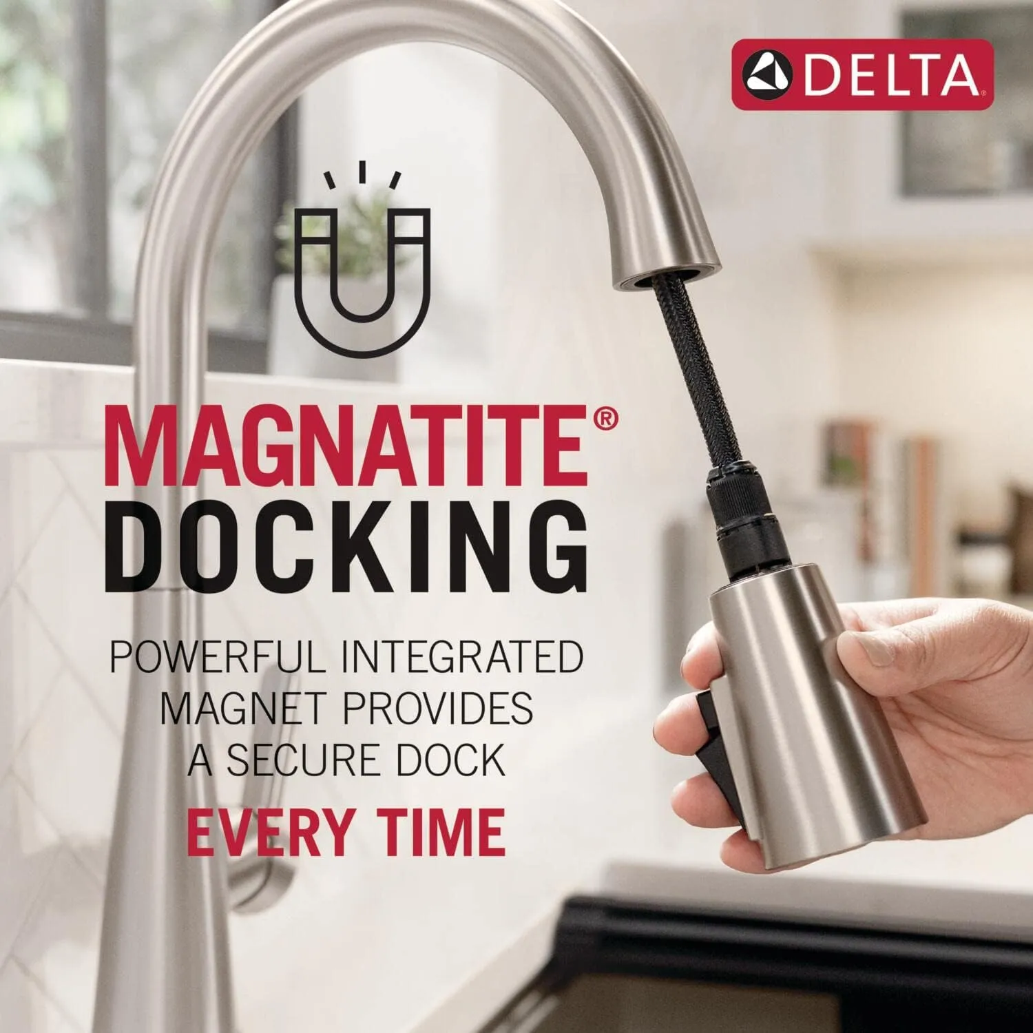 Delta 18887-DST Ermelo 1.8 GPM Single Hole Pre-Rinse Spring Spout Pull Down Kitchen Faucet - Includes Escutcheon - Champagne Bronze