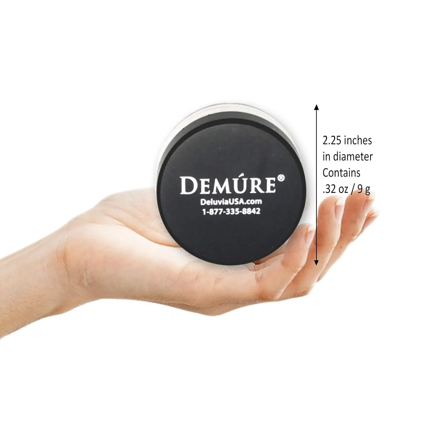 Demure Mineral Make Up, Dark Mineral Foundation Makeup, Concealer Makeup, Natural Makeup Made with Pure Crushed Minerals, Loose Face Powder. Demure Mineral Makeup