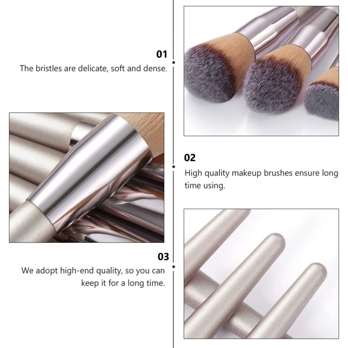 Didiseaon 30pcs Makeup Brush Professional Cosmetic Tools for Foundation Eye Shadows Blending Contouring No Shedding for Beginners Enthusiasts Includes Variety for All Makeup Needs