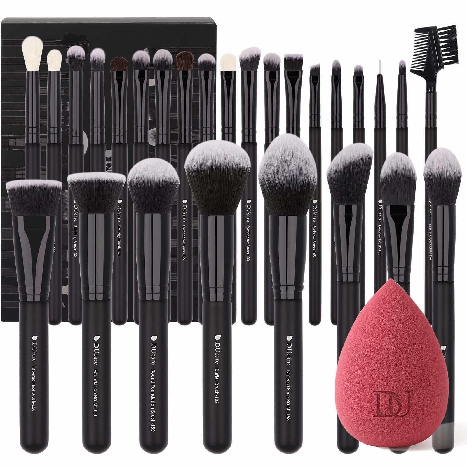 DUcare Professional Makeup Brushes  Makeup Blender Sponge