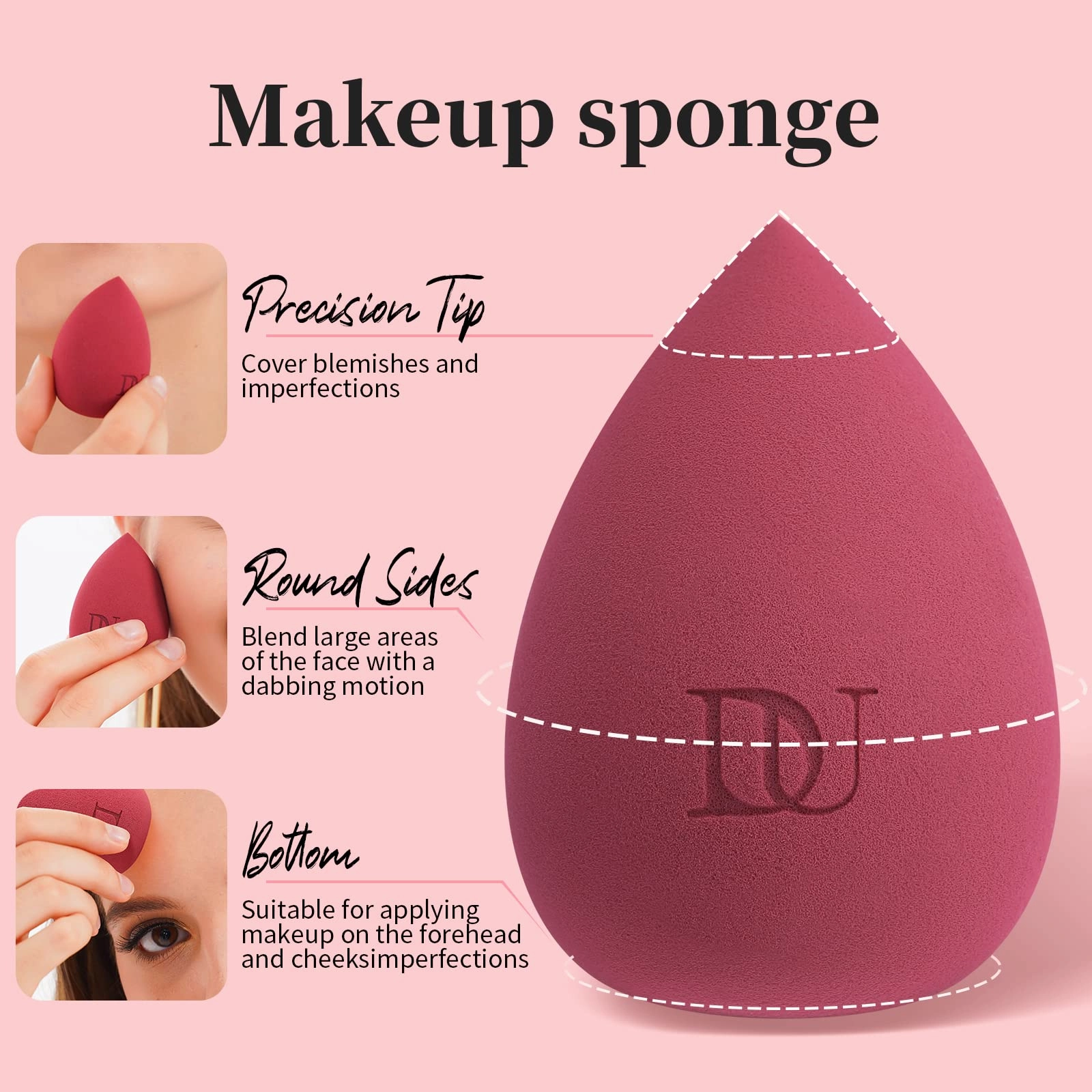 DUcare Professional Makeup Brushes  Makeup Blender Sponge