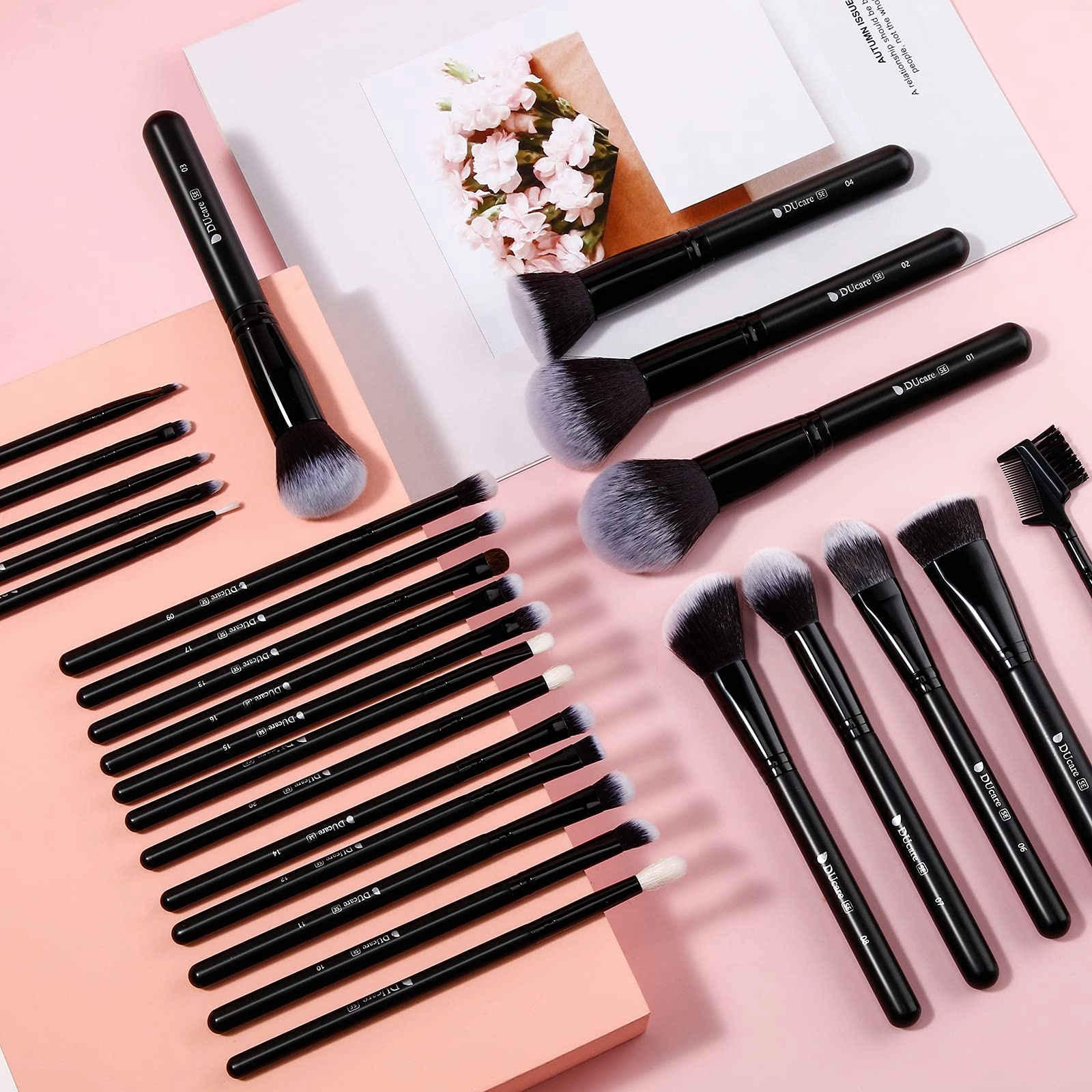 DUcare Professional Makeup Brushes  Makeup Blender Sponge