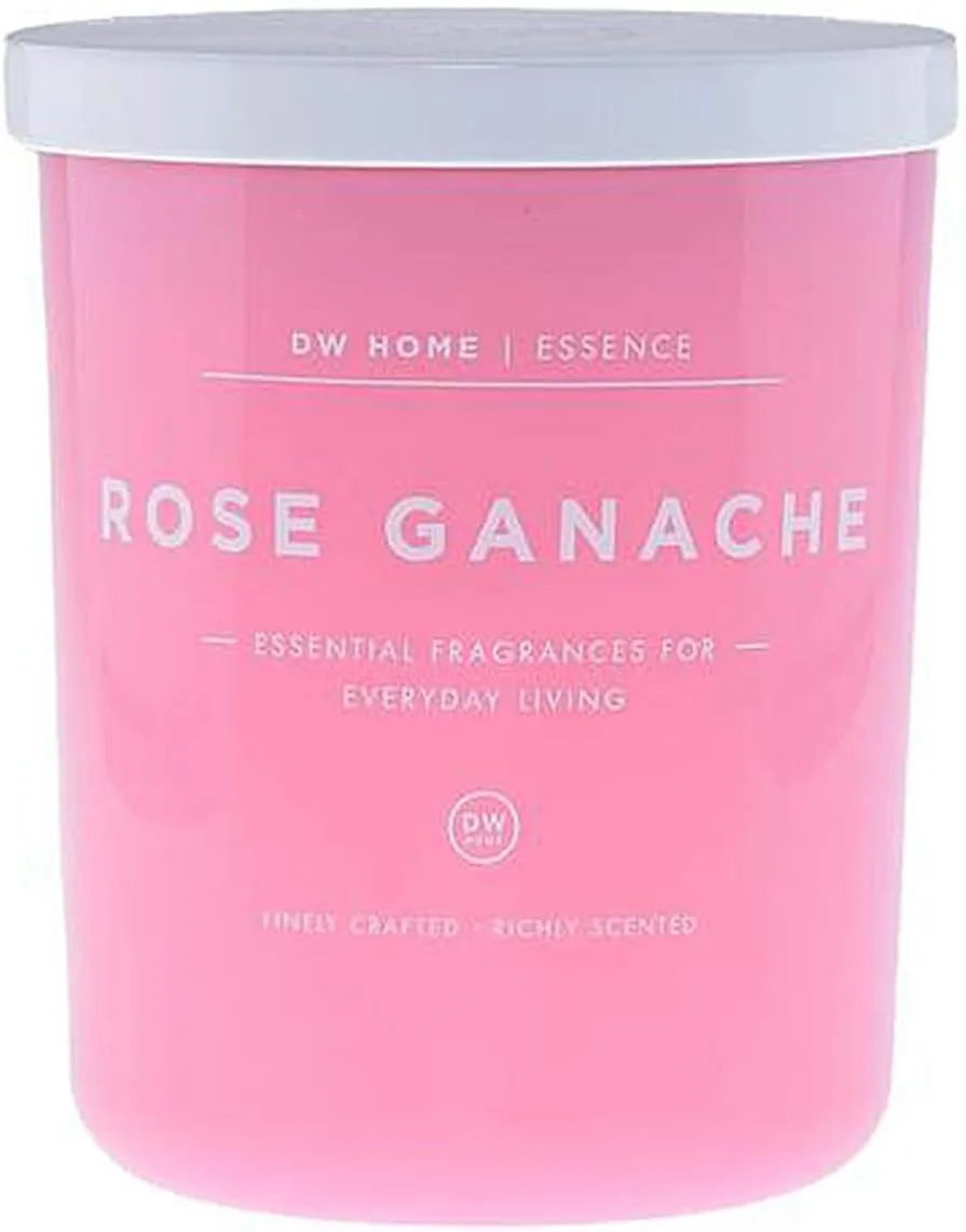 DW Home Single Wick Rose Ganache Scented Candle