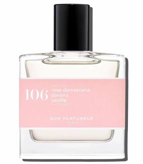 Eau de Pafum 106 with Damascena Rose, Davana and Vanille 30ml Floral Intense
