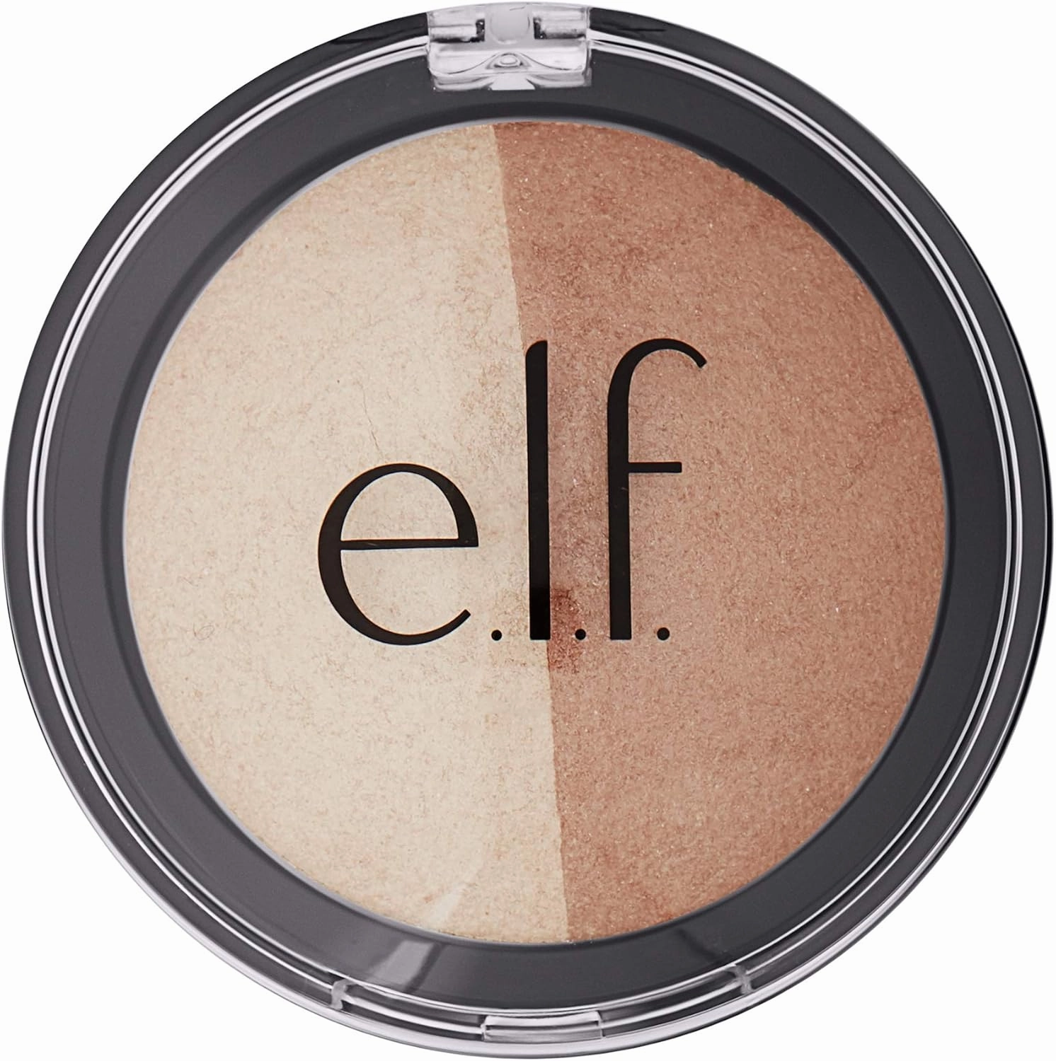 Elf Cosmetics Baked Highlighter & Bronzer 83372 Bronzed Glow, 0.6 Ounce