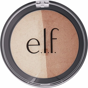 Elf Cosmetics Baked Highlighter & Bronzer 83372 Bronzed Glow, 0.6 Ounce
