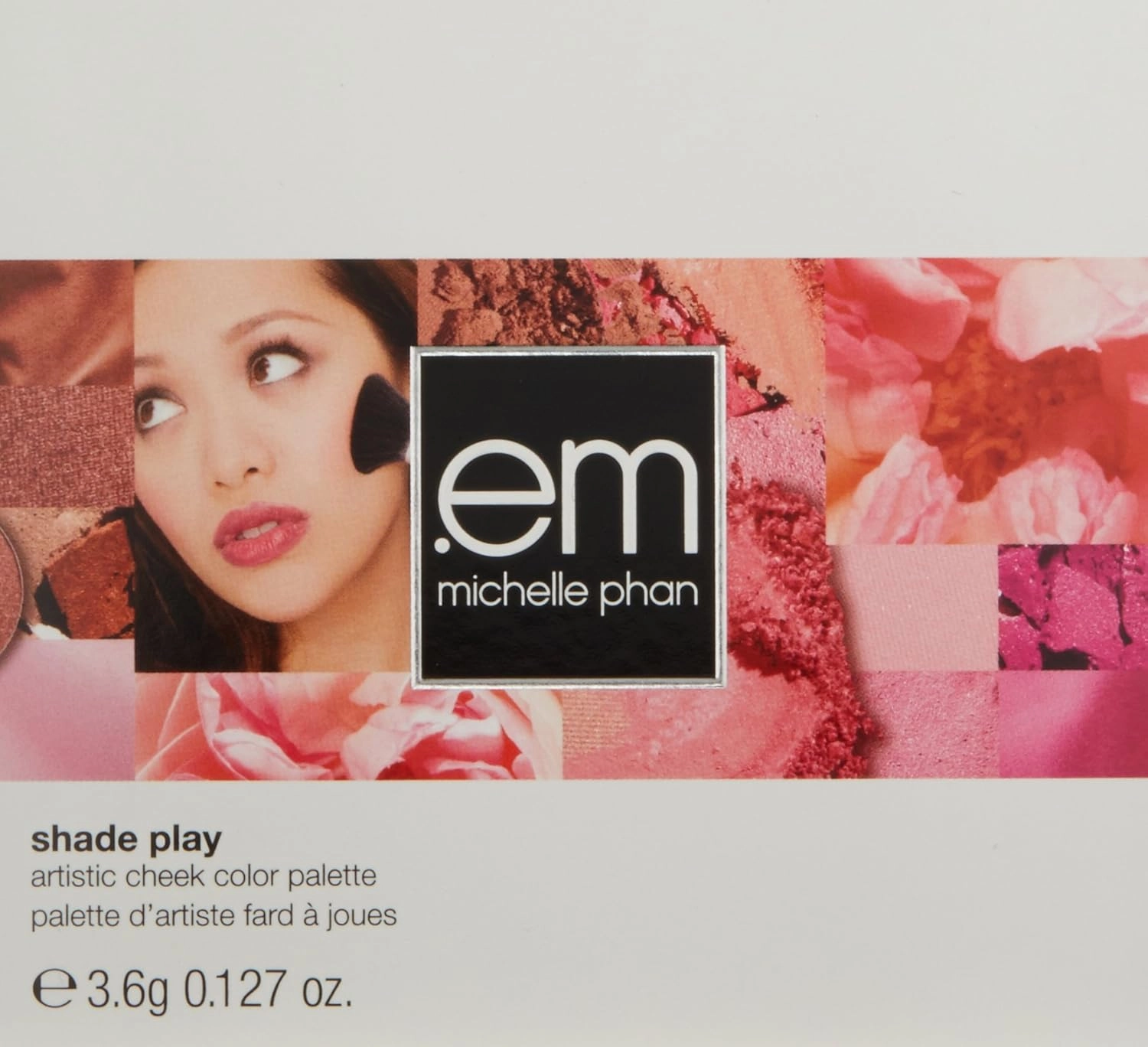 em michelle phan Shade Play Artistic Cheek Color Palette, Pinched By Pink