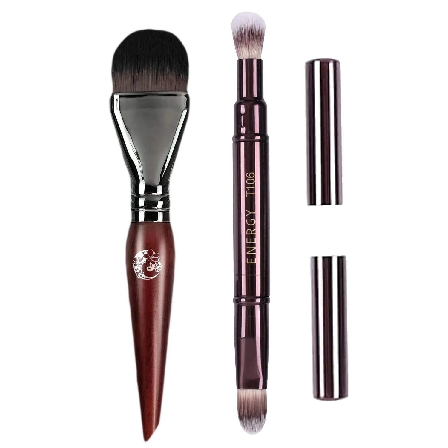 ENERGY Makeup Brushes for Foundation Under Eye Concealer Eyeshadow Blending with Liquid Cream Powders