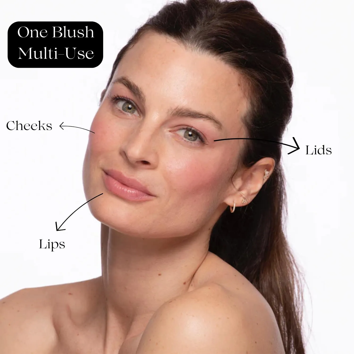 Epiclight Never Settle Radiant Cheek   Lip Blush - Cream Blush Multiuse 3 in 1 for Cheeks   Lips and Lids - Non-Toxic & Cruelty Free- Makeup   Skincare - Paraben & Sulfate-free (Fig Pink)