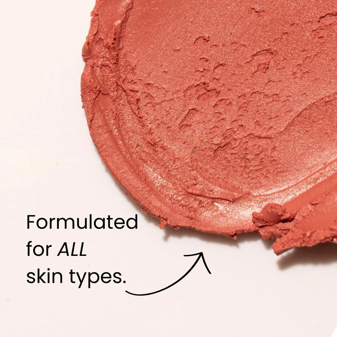 Epiclight Never Settle Radiant Cheek   Lip Blush - Cream Blush Multiuse 3 in 1 for Cheeks   Lips and Lids - Non-Toxic & Cruelty Free- Makeup   Skincare - Paraben & Sulfate-free (Fig Pink)