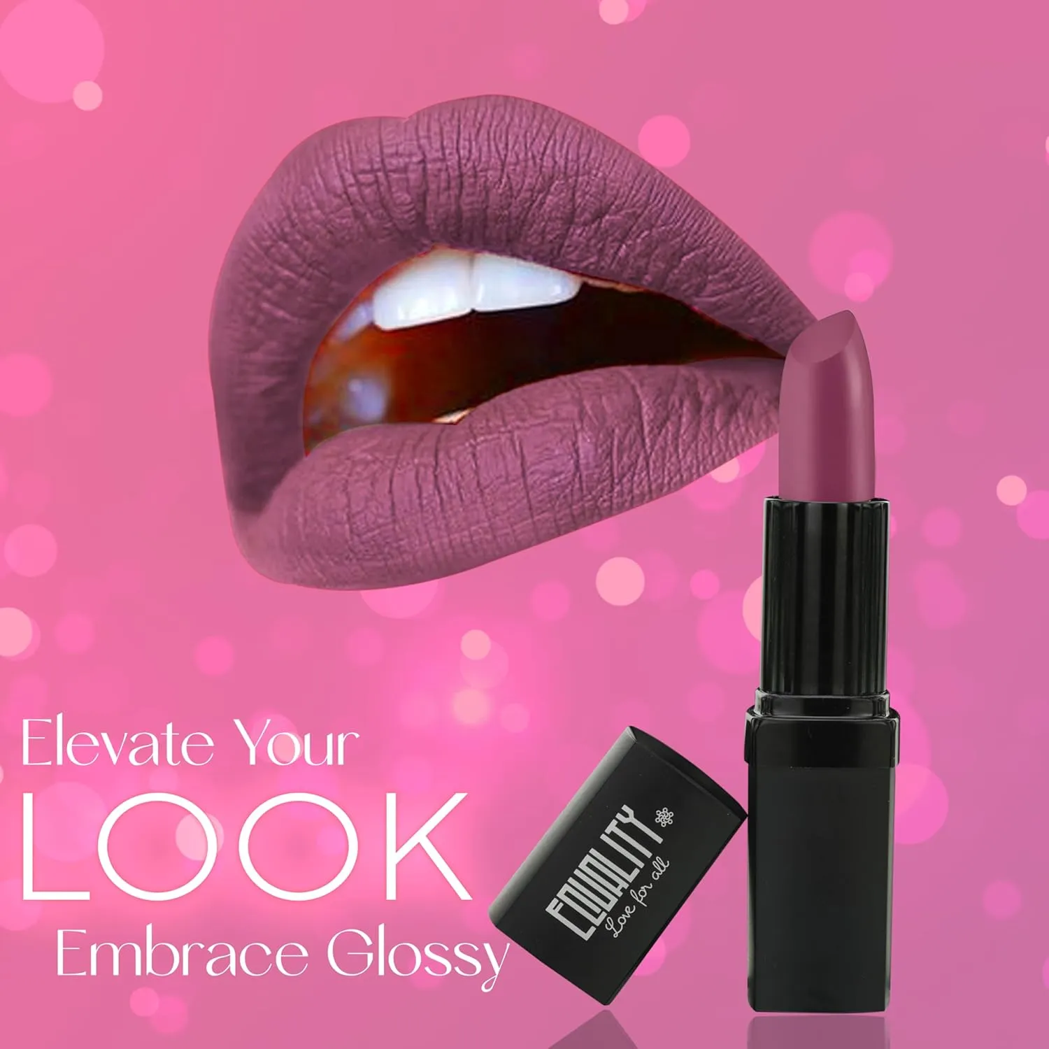 EQUALITY Xtreme Matte Lipstick – Bold Colors, No Shine, Long-Lasting, Full Coverage, Creamy Texture with Vitamin E & Antioxidants, Hypoallergenic Halal Certified – 4g / 0.14oz - Rapunzel