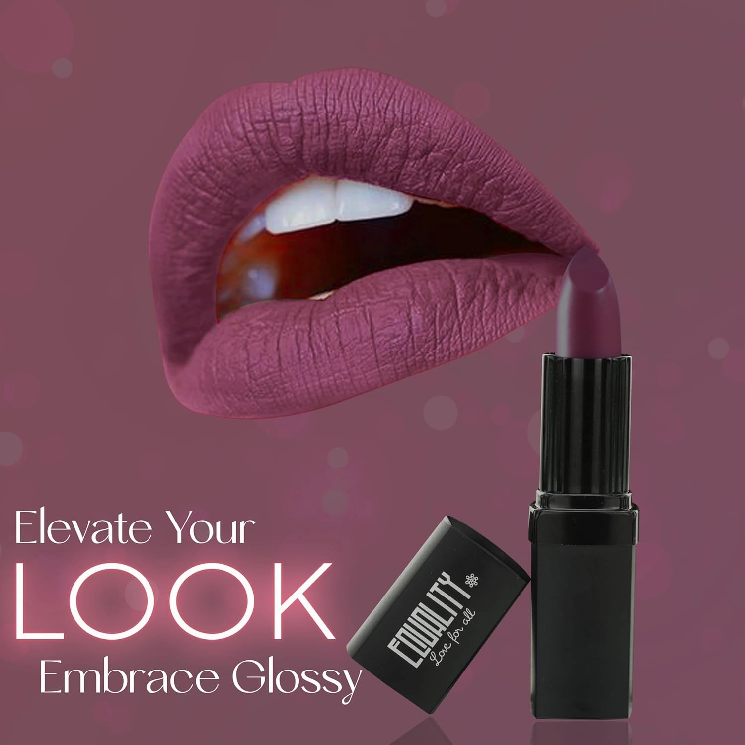 EQUALITY Xtreme Matte Lipstick – Bold Colors, No Shine, Long-Lasting, Full Coverage, Creamy Texture with Vitamin E & Antioxidants, Hypoallergenic Halal Certified – 4g / 0.14oz - Wo