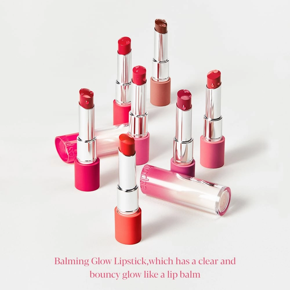 Espoir Lipstick Nowear Balming Glow #7 Ash Maple 0.1oz | Lightweight Moisturizing Lip | Long-Lasting Vibrant Color | Non-Sticky Softness for Chapped Lip Balm | Vegan Cruelty-Free | Korean Lip Makeup
